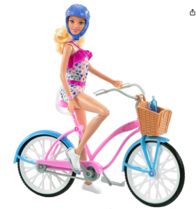 brinquedo Barbie-Boneca-Passeio-de-Bicicleta