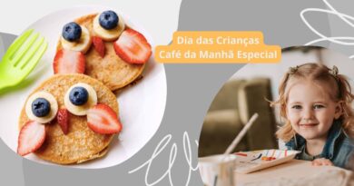 Dia das Crianças com café da manha especial