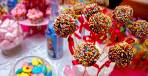 Dia das Crianças - Mesa guloseimas