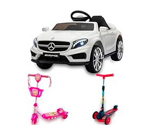 Dia das crianças - carros e patinetes