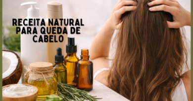 receita natural para queda de cabelo